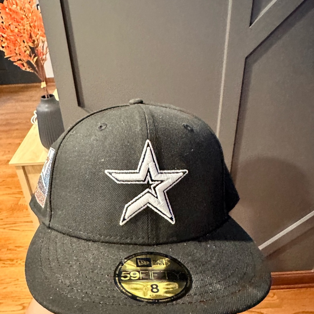 Black Houston Astros Hat